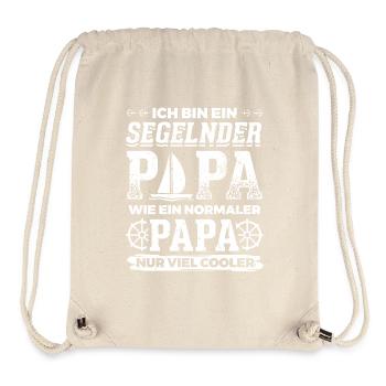 voile marin voile voile chemise Papa - Sac à cordon recyclé Stanley/Stella - blanc naturel - Devant