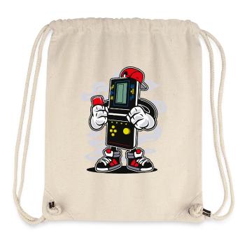 Zocker BOY - bande dessinée comique motif de personnage de dessin animé - Sac à cordon recyclé Stanley/Stella - blanc naturel - Devant