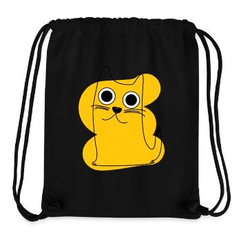 Yellow Cat - Stanley/Stella Recycled Gym Bag - black - Front