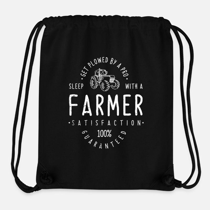 Get plowed by a Pro Farmer Shirt - Stanley/Stella recycelter Gym Bag - Schwarz