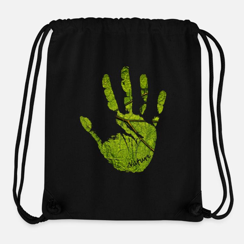 Hand Natur - Stanley/Stella recycelter Gym Bag - Schwarz