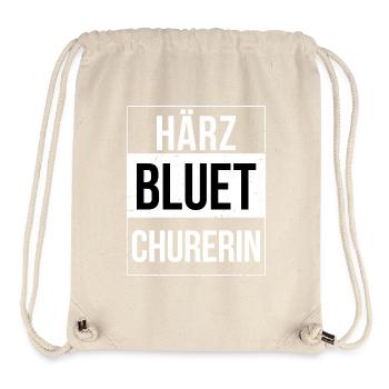 Härzbluetchurerin Churerin Chur - Stanley/Stella recycelter Gym Bag - Naturweiß - Vorne