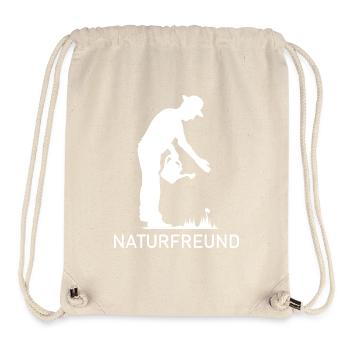 Naturefriend Garden Gardener Symbol Nature Watering Can - Stanley/Stella Recycled Gym Bag - natural - Front