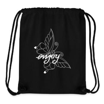 Profitez de Butterfly - Sac à cordon recyclé Stanley/Stella - noir - Devant
