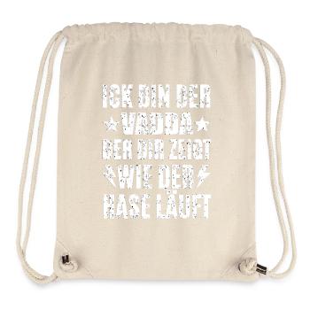 Ick Bin Der Vadda - Stanley/Stella recycelter Gym Bag - Naturweiß - Vorne