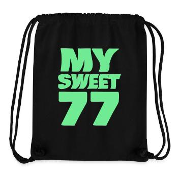 77 - Stanley/Stella recycelter Gym Bag - Schwarz - Vorne
