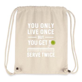 Tennis You Only Live Once - Stanley/Stella Recycled Gym Bag - natural - Front