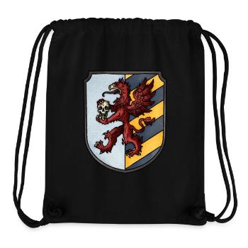 Wappen roter Greif - Stanley/Stella recycelter Gym Bag - Schwarz - Vorne