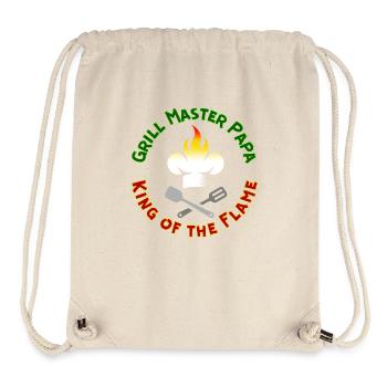 Grill Master Papa King of the Flame BBQ - Stanley/Stella Recycled Gym Bag - natural - Front