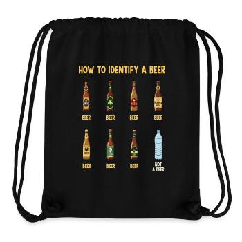 Bier-Identifizierungs-Guide - Stanley/Stella recycelter Gym Bag - Schwarz - Vorne