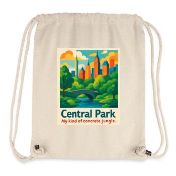 Central Park Vibes - Stanley/Stella Recycled Gym Bag - natural - Front