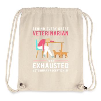 Receptionist Medicine Receptionist - Stanley/Stella Recycled Gym Bag - natural - Front