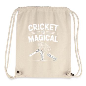 Lustiges Kricket Spruch Vintage Cricket Spiel - Stanley/Stella recycelter Gym Bag - Naturweiß - Vorne