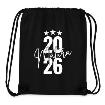 Matura 2026 - Stanley/Stella recycelter Gym Bag - Schwarz - Vorne