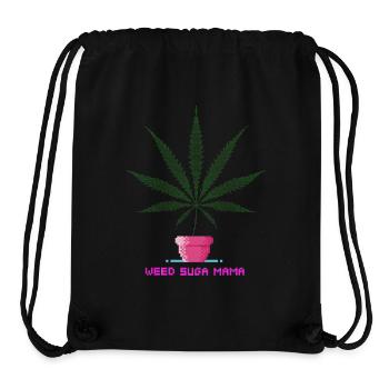 Weed Suga Mama - Stanley/Stella recycelter Gym Bag - Schwarz - Vorne