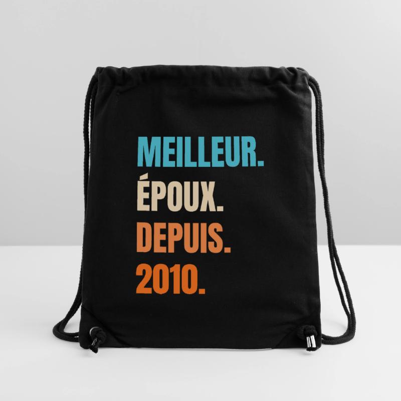 Bester Ehemann seit 2010 Geschenk-Ehemann Stanley/Stella recycelter Gym Bag