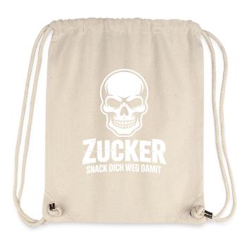 Sugar Skull Snack Design - Stanley/Stella Recycled Gym Bag - natural - Front