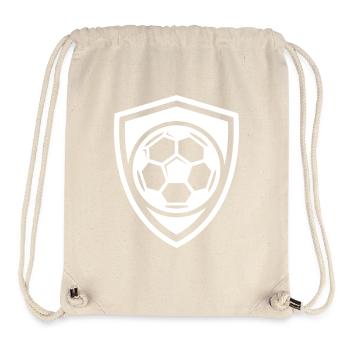 Blason de football - Sac à cordon recyclé Stanley/Stella - blanc naturel - Devant