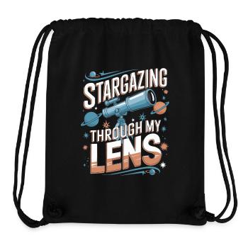 Teleskop Astronomie Astrofotografie - Stanley/Stella recycelter Gym Bag - Schwarz - Vorne
