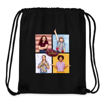 "Ein Mädchen Namens Willow" Willow & Ihre Freunde - Stanley/Stella recycelter Gym Bag - Schwarz - Vorne