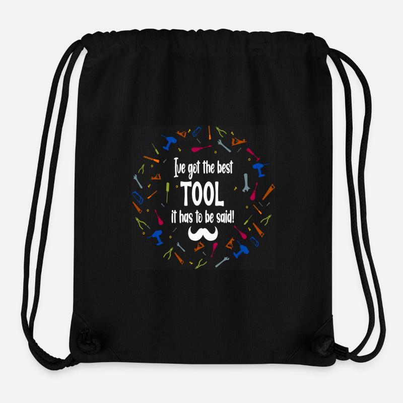 Builders Toolbox "Ich habe das beste Werkzeug" (B1) - Stanley/Stella recycelter Gym Bag - Schwarz