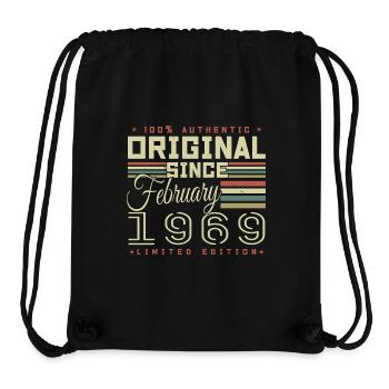 Awesome since February 1969 - Stanley/Stella Recycled Gym Bag - black - Front