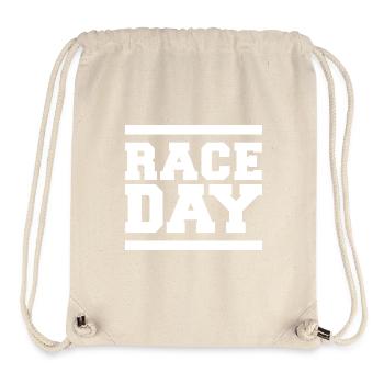 race day Formula Autorennen Symbol Logo icon - Stanley/Stella recycelter Gym Bag - Naturweiß - Vorne
