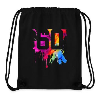 60 JAHRE 60. GEBURTSTAG - Stanley/Stella recycelter Gym Bag - Schwarz - Vorne