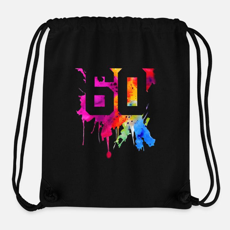 60 JAHRE 60. GEBURTSTAG - Stanley/Stella recycelter Gym Bag - Schwarz