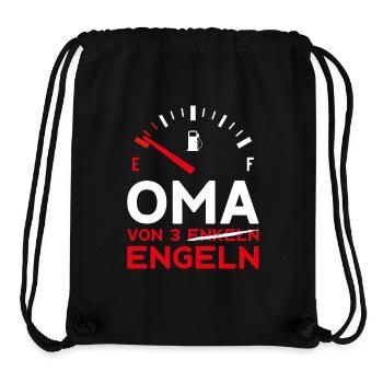 MUTTERTAG OMA VON 3 ENKELN ENGELN OMA - Stanley/Stella recycelter Gym Bag - Schwarz - Vorne