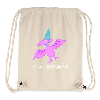 Birthday Boy Pteranodon Pterosaur Dinosaur - Stanley/Stella Recycled Gym Bag - natural - Front