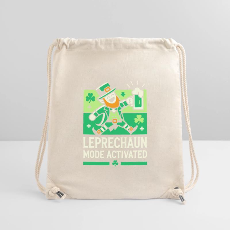 Le mode lutin active le plaisir de la Saint-Patrick Sac à cordon recyclé Stanley/Stella