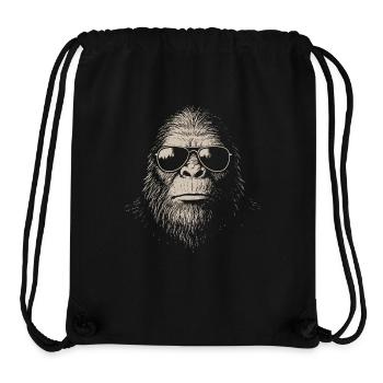 Bigfoot Sasquatch Fabelwesen Sonnenbrille - Stanley/Stella recycelter Gym Bag - Schwarz - Vorne