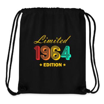 Edition Limitée 1964 Vintage Homme Geschnenkidee - Sac à cordon recyclé Stanley/Stella - noir - Devant