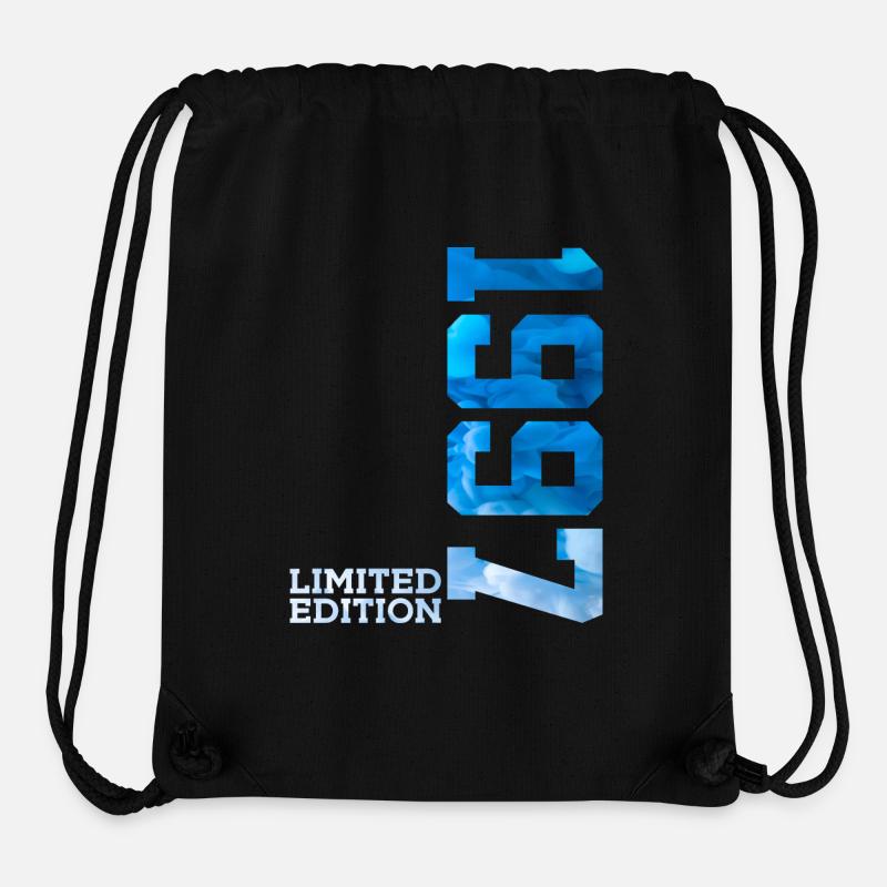 29E ANNIVERSAIRE ÉDITION LIMITÉE 1997 - Sac à cordon recyclé Stanley/Stella - noir