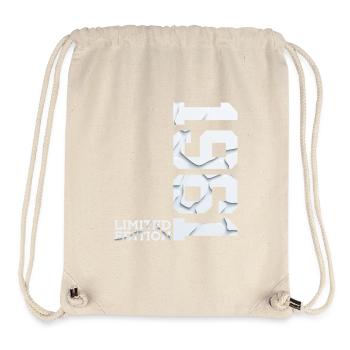 65TH BIRTHDAY LIMITED EDITION 1961 - Stanley/Stella Recycled Gym Bag - natural - Front