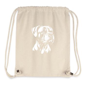 Boxer - Dog Fan - Stanley/Stella Recycled Gym Bag - natural - Front