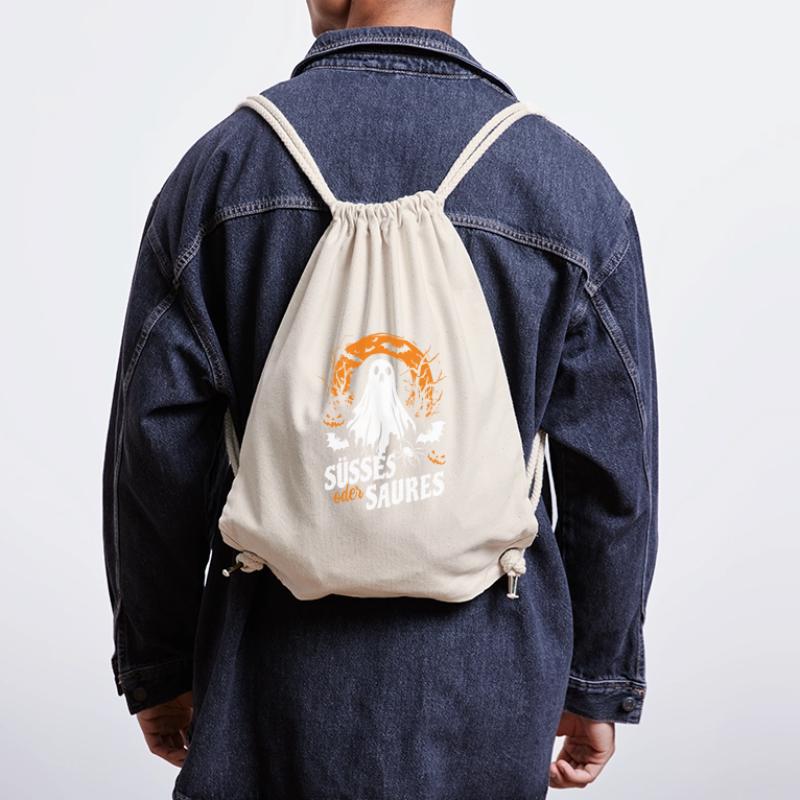 Halloween Gespenst - Süßes oder Saures Stanley/Stella recycelter Gym Bag