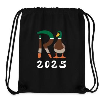 Rente Ente 2025 - Ruhestand - Pension - Stanley/Stella recycelter Gym Bag - Schwarz - Vorne