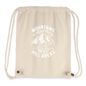 Mountains are hill areas - hilarious pun - Stanley/Stella recycelter Gym Bag - Naturweiß - Vorne