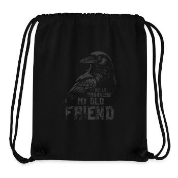 Rabe - Hello Darkness my old friend - Stanley/Stella Recycled Gym Bag - black - Front