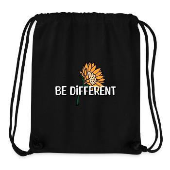 BE DIFFERENT Sunflower Self Love Positivity - Stanley/Stella Recycled Gym Bag - black - Front
