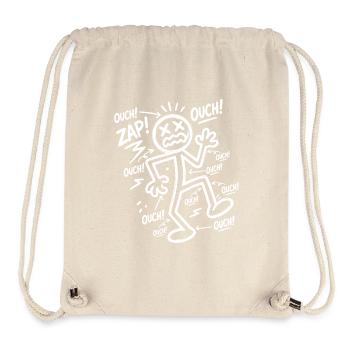 Elektroschock-Humor | Lustiges Elektriker-Geschenk - Stanley/Stella recycelter Gym Bag - Naturweiß - Vorne