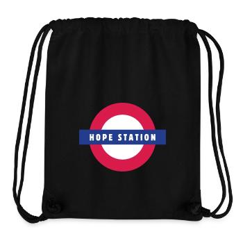 Hope station - Stanley/Stella Recycled Gym Bag - black - Front