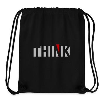 THINK - Stanley/Stella recycelter Gym Bag - Schwarz - Vorne