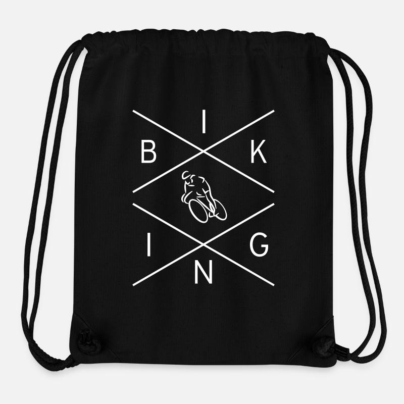 BIKING - Stanley/Stella recycelter Gym Bag - Schwarz