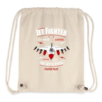 Pilote de jet - Sac à cordon recyclé Stanley/Stella - blanc naturel - Devant
