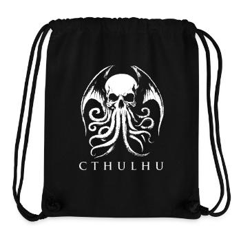 Cthulhu Gothic Totenschädel - Stanley/Stella recycelter Gym Bag - Schwarz - Vorne
