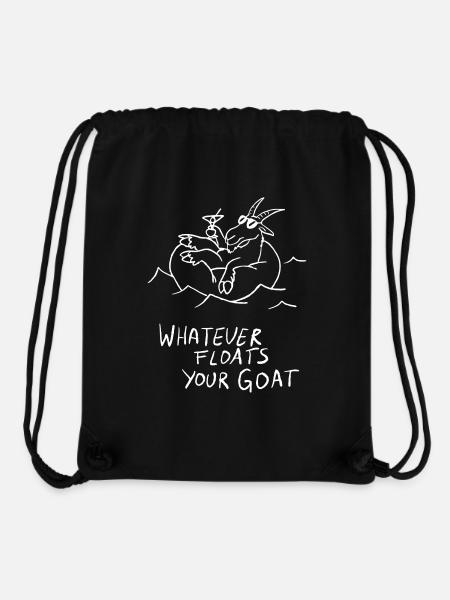 Whatever Floats Your Goat - Stanley/Stella recycelter Gym Bag - Schwarz
