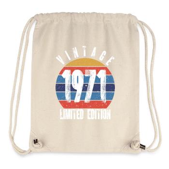 Vintage 1971 Limited Edition - Stanley/Stella Recycled Gym Bag - natural - Front